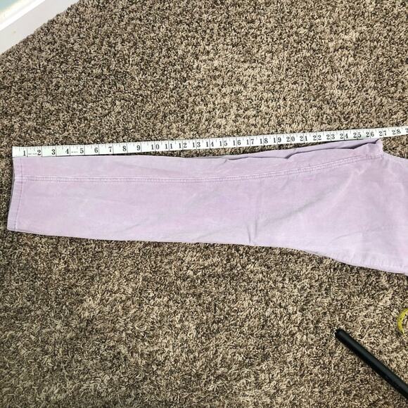 We The Free Sun Chaser Button Fly High Waist Lavender Cords 26 - Picture 5 of 11